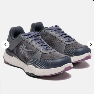 KURU Quantum 2 Athletic Shoes - Pewter and‎ Night Sky 6 wide